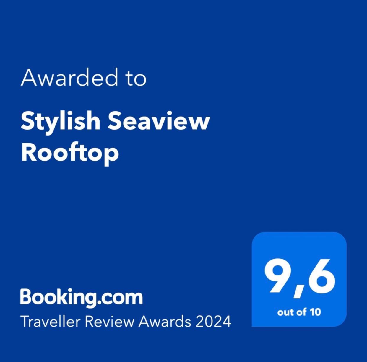 Stylish Seaview Rooftop Thessaloniki Buitenkant foto