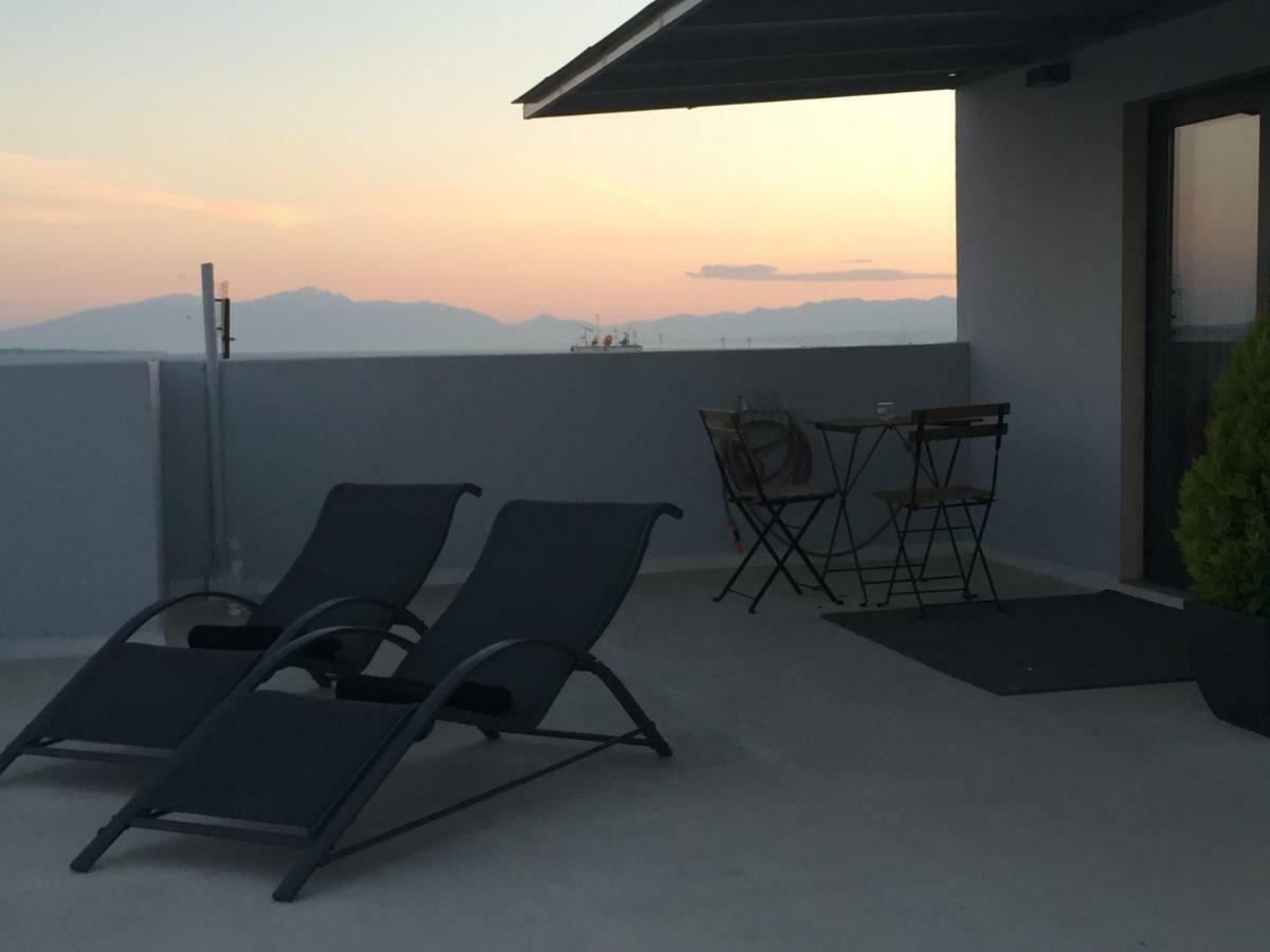 Stylish Seaview Rooftop Thessaloniki Buitenkant foto