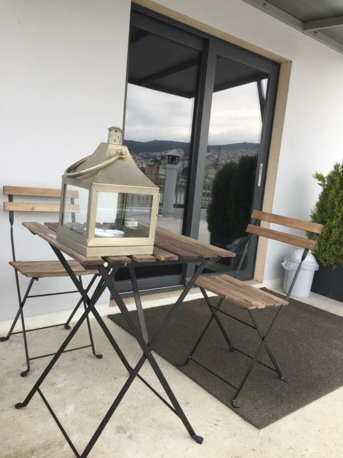 Stylish Seaview Rooftop Thessaloniki Buitenkant foto