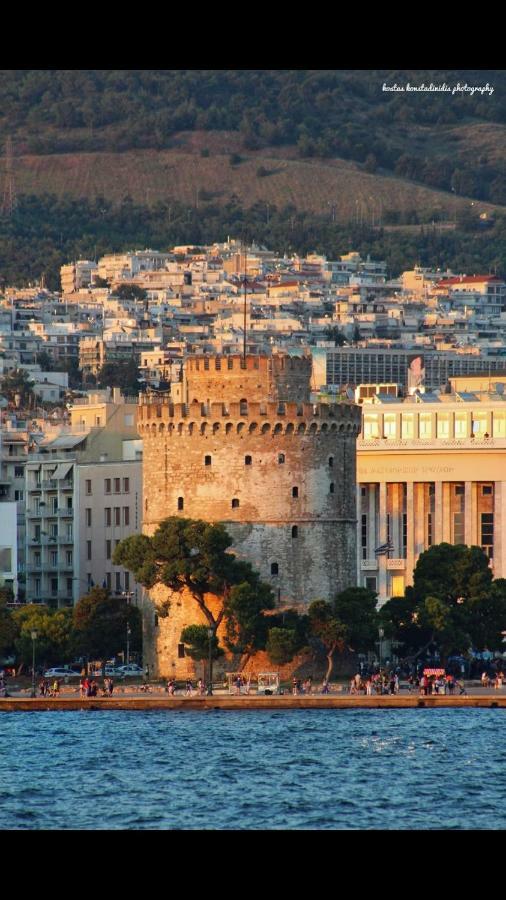Stylish Seaview Rooftop Thessaloniki Buitenkant foto